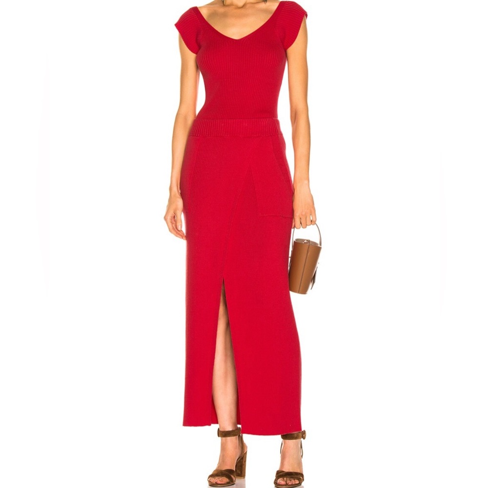 Mara Hoffman Elena Skirt -Rare Red Color sz. XS